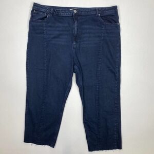 ASOS Denim Dark Wash Cropped Ankle Jeans